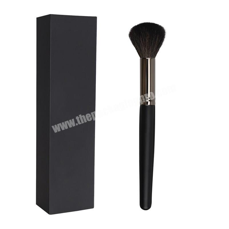 Wholesale High Quality Custom Logo Cheapest Black Cosmetic Makeup Brush Packing Box