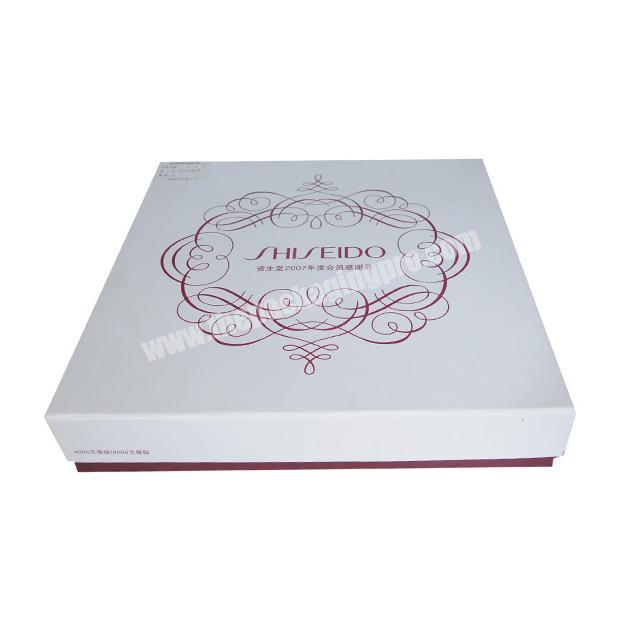 Wholesale high quality custom white paper box