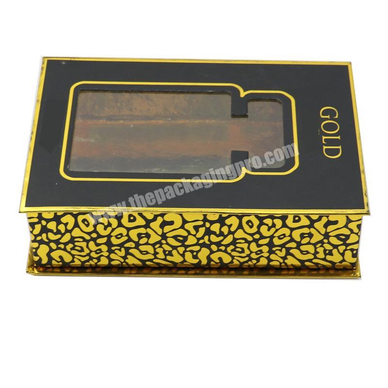 Wholesale High Quality Fancy Men Perfume Original Brands Fragrance Gift Box with Magnetic Lid and PVC Window