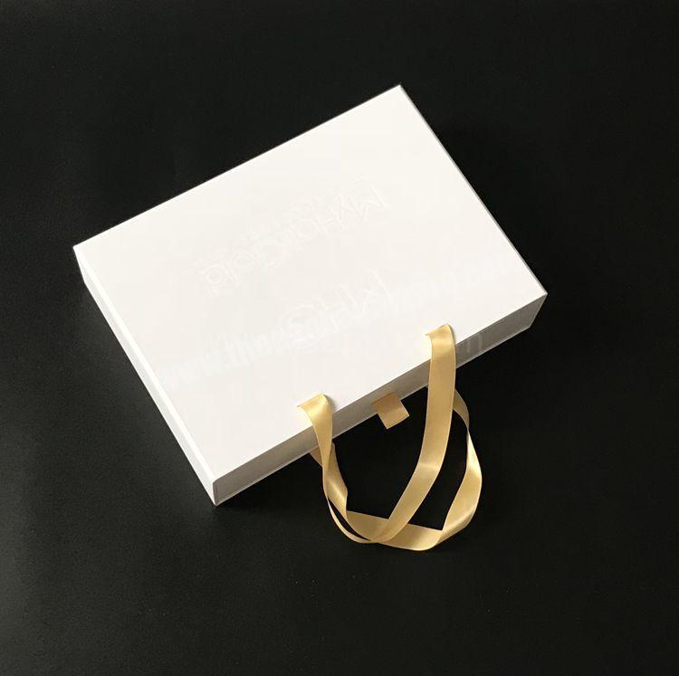Wholesale High Quality Luxury  Human Hair Packaging Boxes Custom Logo Bundles