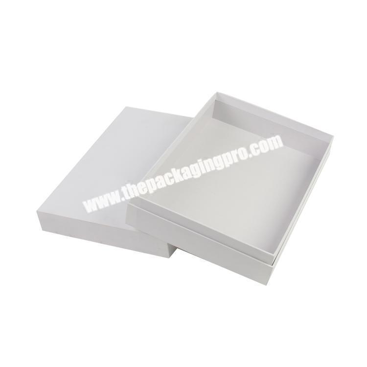 wholesale hight quality withe t shirt packaging box