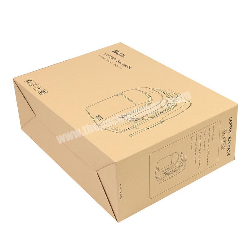 Wholesale Kraft Paper Lunch Burger Hot Food Packaging BoxCardboard Box For Sandwiches