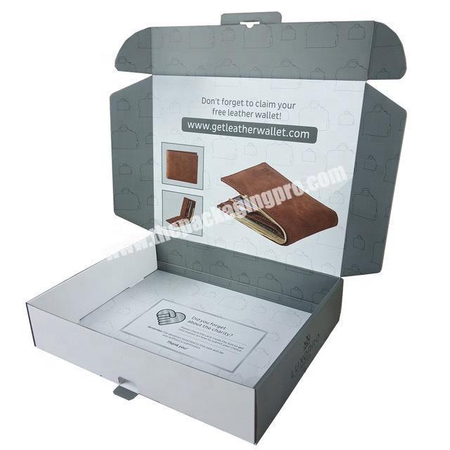 Wholesale Large Black Cardboard Corrugated Shipping Box Luxury Shoe Clothing Packing Boxes Printed Mailer Box Custom Logo