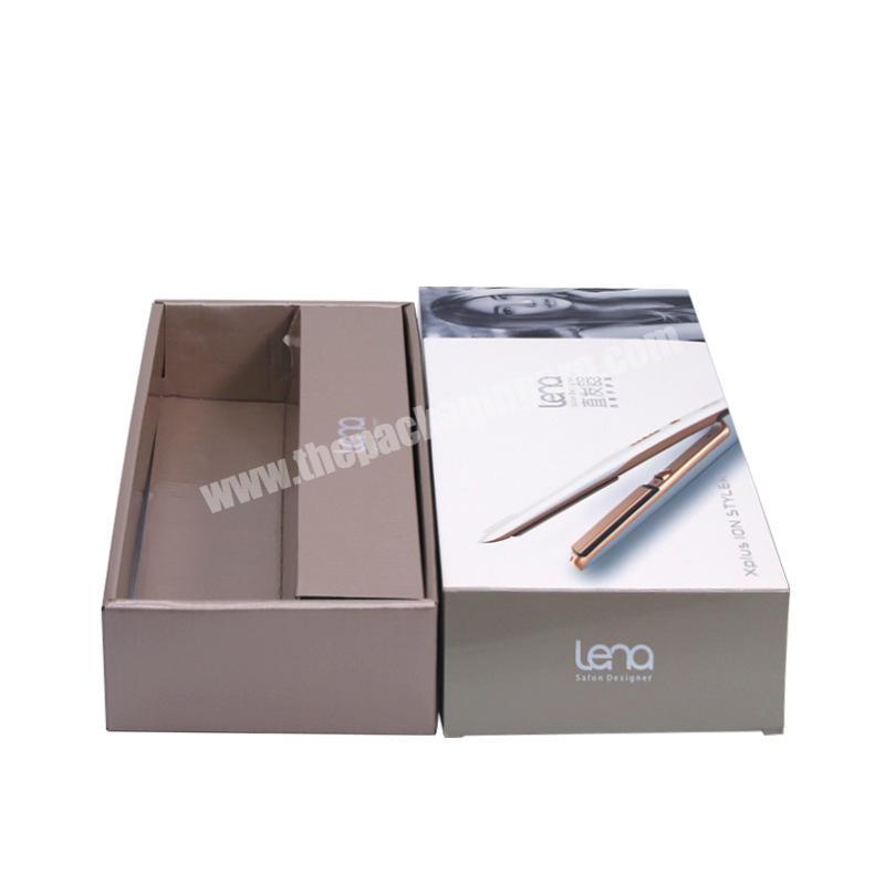 Wholesale Low Price High-end  Custom Personalized Hair Straightener Packing Box with Cardboard Insert