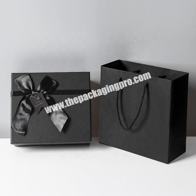 Wholesale Luxury Cosmetics Set Box Black Gift Empty Perfume Lipstick Cosmetic Packaging Shipping Boxes For Glass Bottles