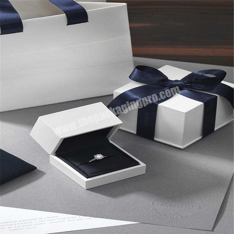 Wholesale luxury custom jewellery storage packaging paper jewelry box