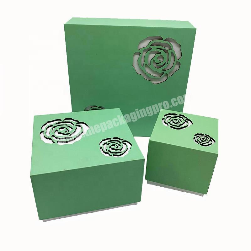 Wholesale Luxury Custom Logo Cardboard Jewelry Set Paper Packaging Gift Boxes With Sponge Inner