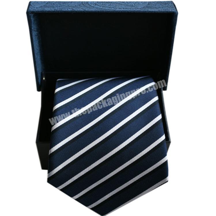 wholesale luxury custom logo tie necktie packaging box men's gift boxes design sizes 4 color printing