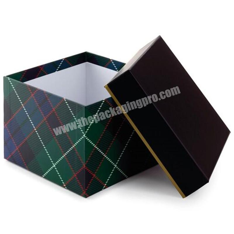 Wholesale Luxury Gift Cardboard Lid and Base Box Packaging with Insert