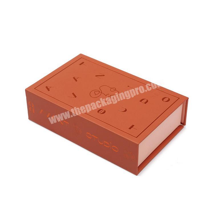 Wholesale luxury Jewelry boxes Magnet cardboard box gift Jewelry Packaging With cushion inside