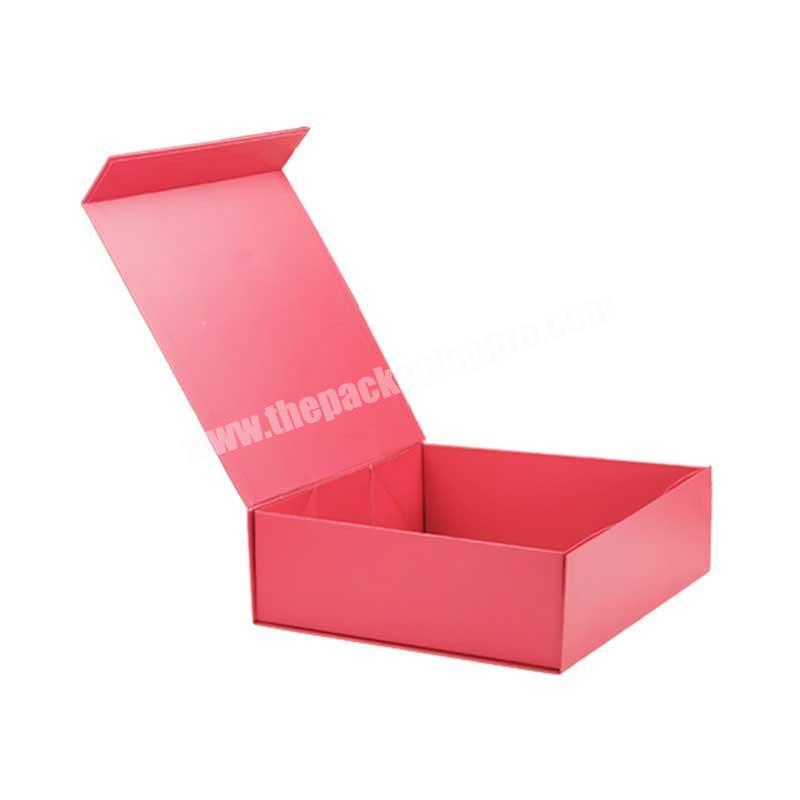Wholesale luxury large size red color magnetic present gift boxes