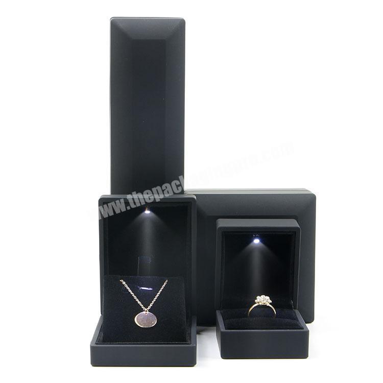 Wholesale Luxury Packaging Wedding Ring Led Jewelry Box For Ring