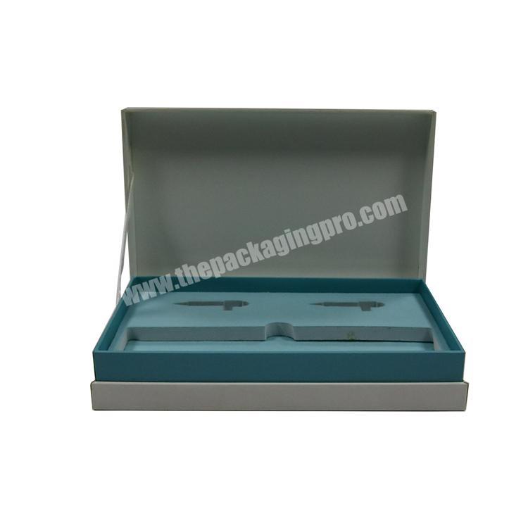 Wholesale luxury paper cardboard magnetic flip gift box packaging custom logo