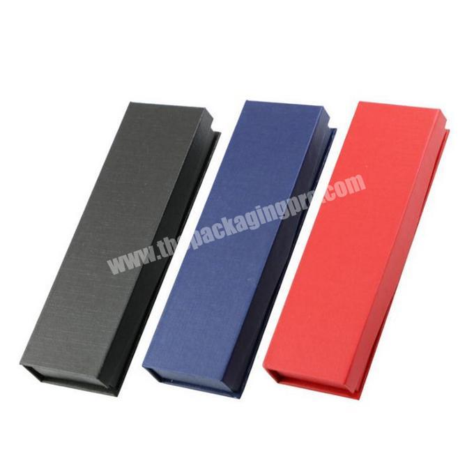 Wholesale magnetic cardboard paper pen package presentation Magnet folding gift box jewelry magnet box