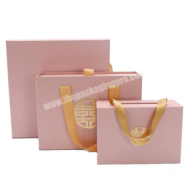Wholesale magnetic gift boxes with Bag Custom for Chocolate Gift Box  birthday gift packaging cosmic