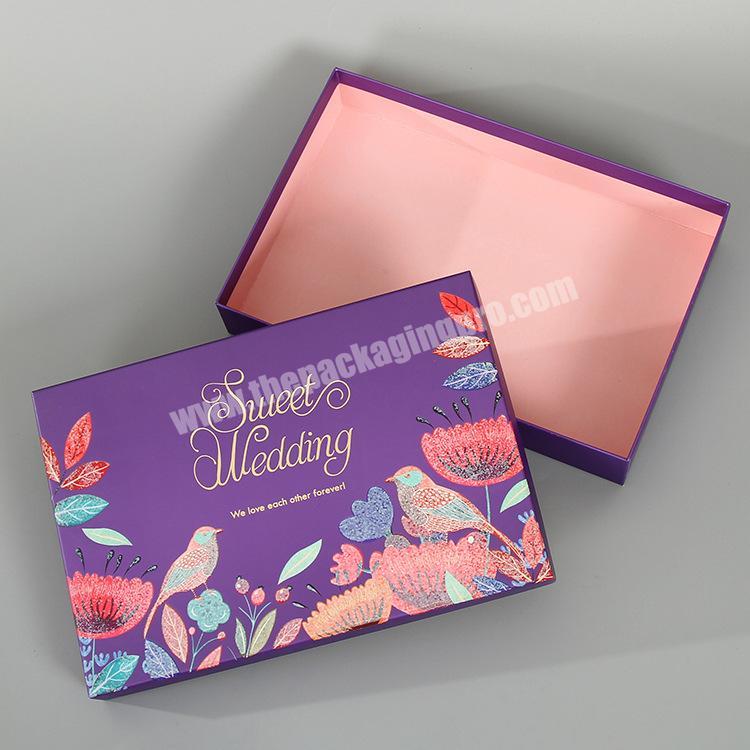 Wholesale marriage wedding card box wedding money box gift card door gift box for wedding