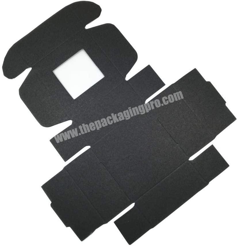Wholesale Matte Black Corrugated Mailer Shipping Boxes Custom Printed Logo