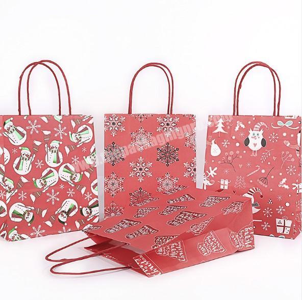 Wholesale New design Christmas Wedding Shopping Gift Paper Bag