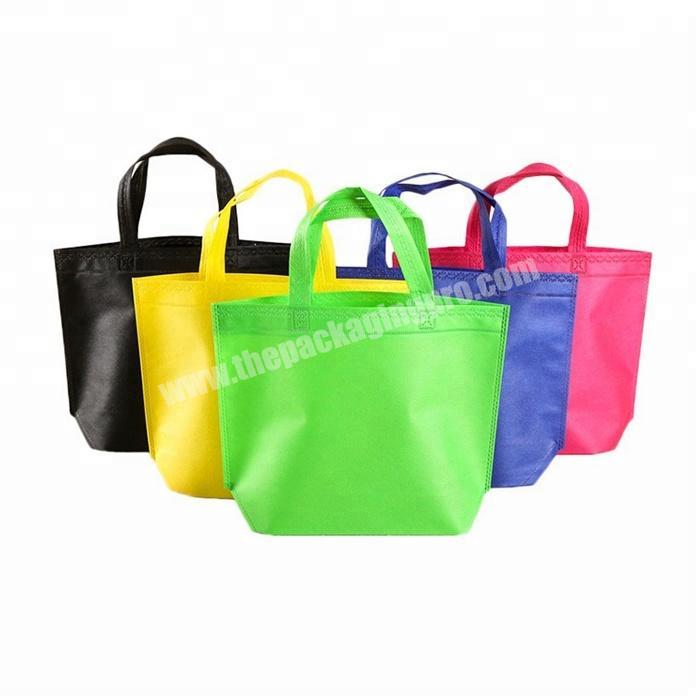 wholesale nonwoven eco non woven bag factory with logo for promotion