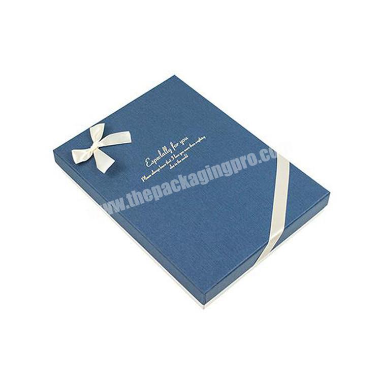 Wholesale OEM Factory Custom Paper Bottom T-Shirt Clothes Underwear Shoes Packaging Boxes With Couple