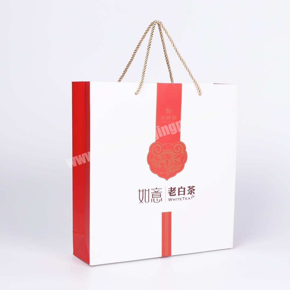 Wholesale Paper Shopping Bags Custom Logo Print