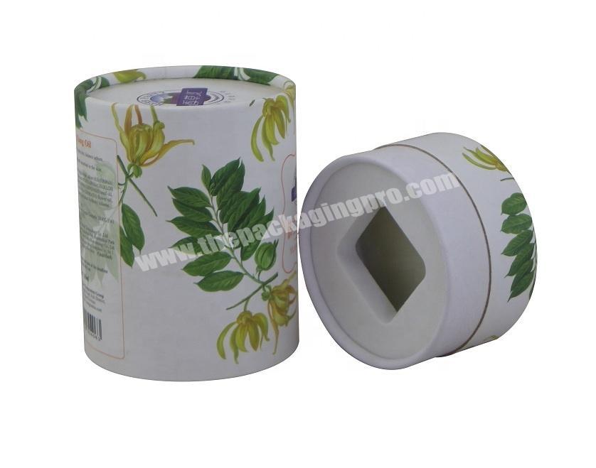Wholesale Perfume Round Packaging Cardboard Paper Tube with EVA Insert For Protecting Bottles