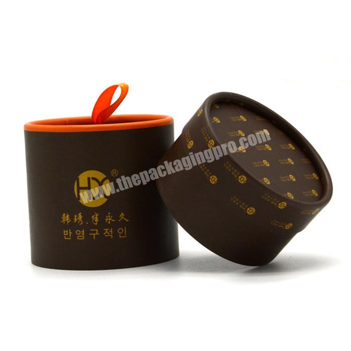 Wholesale personal care cylinder box little soap packaging paper can round soap box