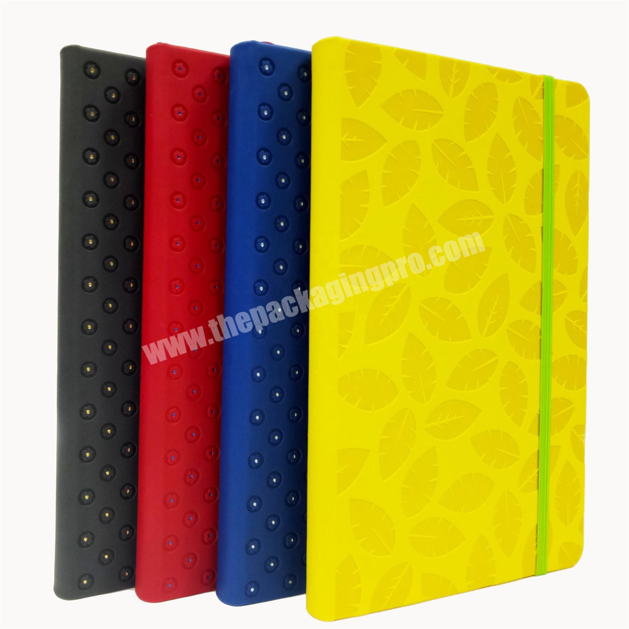 Wholesale personal diary writing notebook leather cover journal lifestyle planner