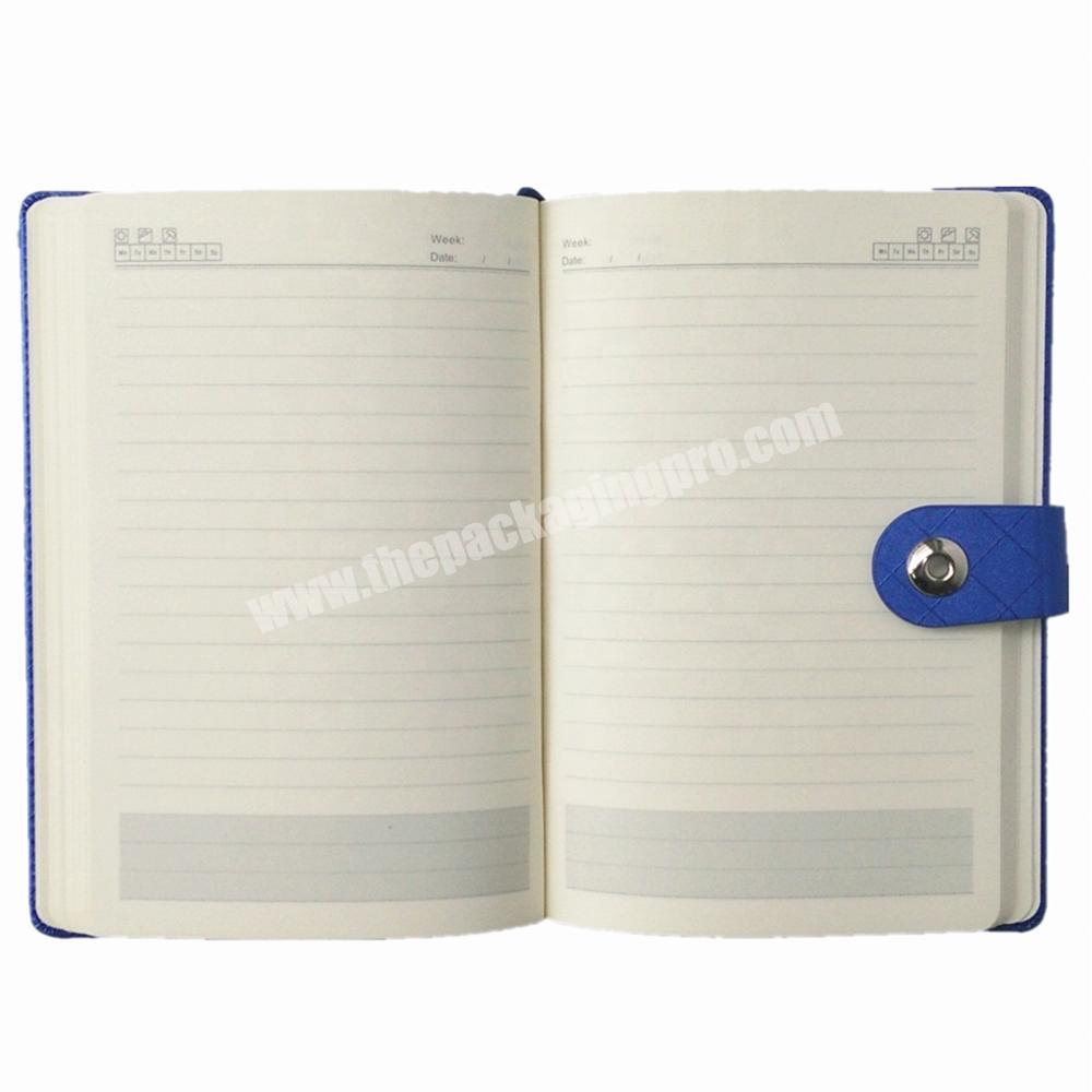 Wholesale Personal Journal Planner Hardcover Leather Diary Writing Notebook