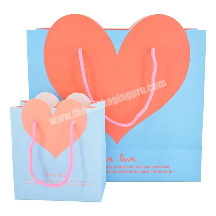Wholesale Personalized Customized Jewelry Small Paper Gift Paper Bag Brand with Handles