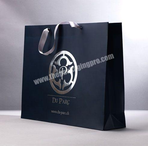 Wholesale Personalized Logo Luxury Fancy Paper OEM Clothes Pants Gift Packaging Shopping Paper Bag With Own Design