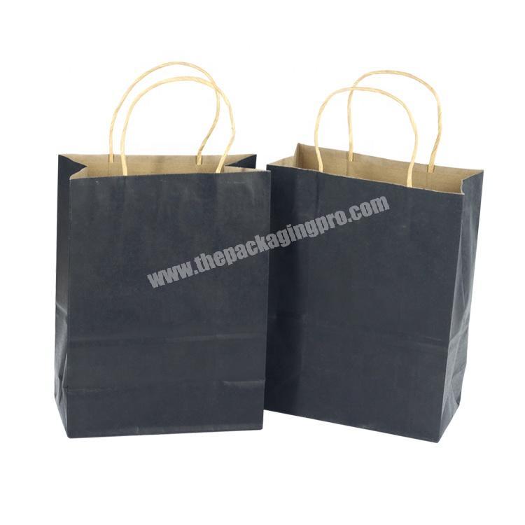 Wholesale Price Custom Logo Printing Kraft Paper Shopping Bag
