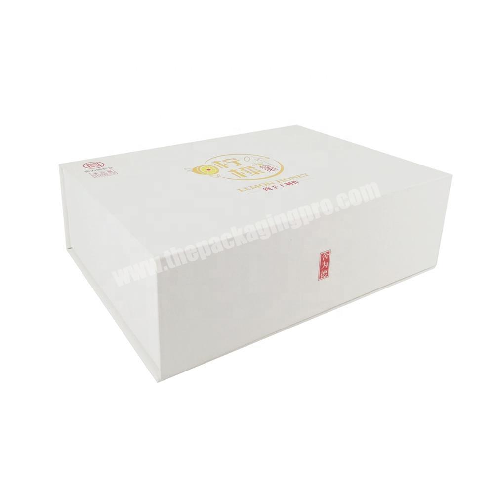 Wholesale Pure White Magnetic Packaging Box For Cake, Custom Gift Paper Box