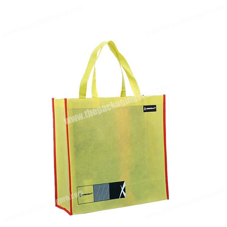Wholesale recyclable eco fabric non woven bag price with handle