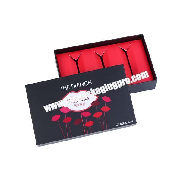 wholesale recyclable logo custom lipstick box packaging set