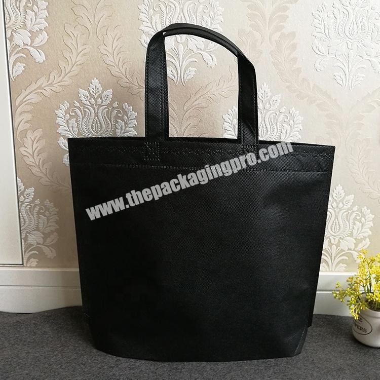 Wholesale recycle length handle non woven fabric shoes dust bags in stock