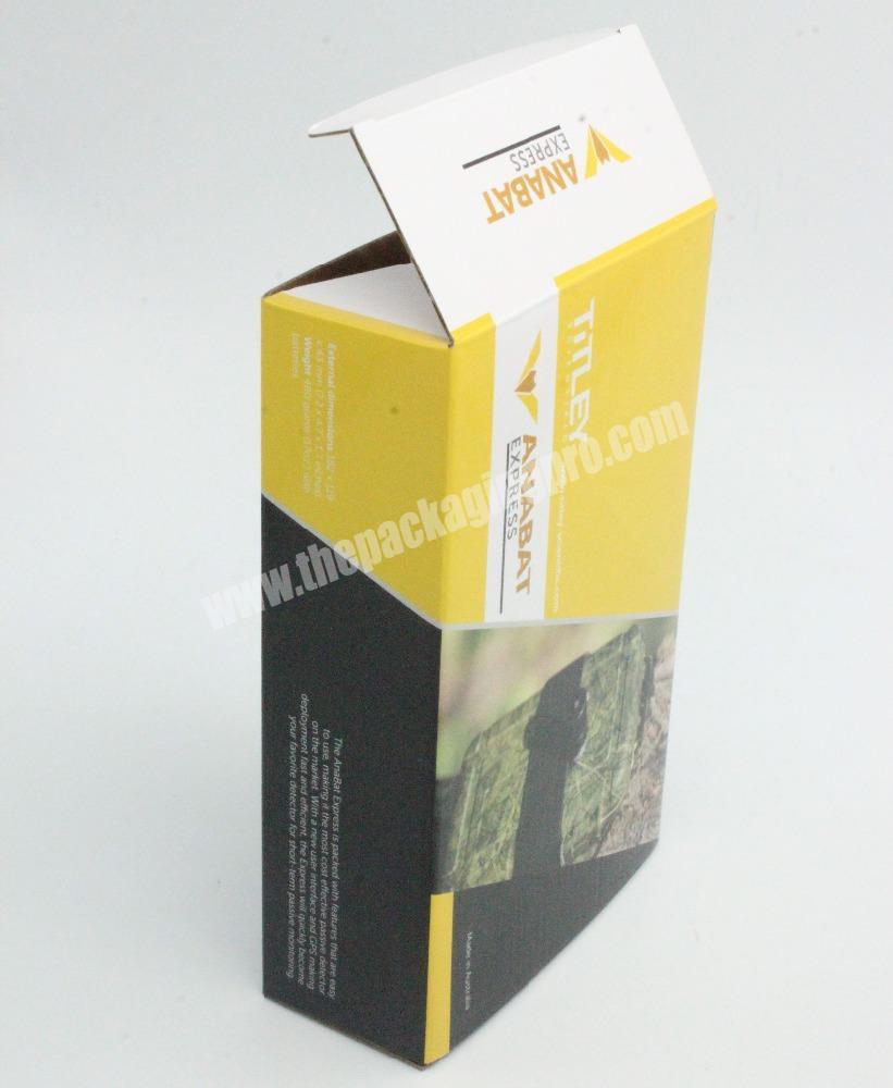 Wholesale Recycle Reverse Top Tuck Corrugated Packaging Box, Custom Printing New Design Luxury Corrugated Carton Box Folding Top