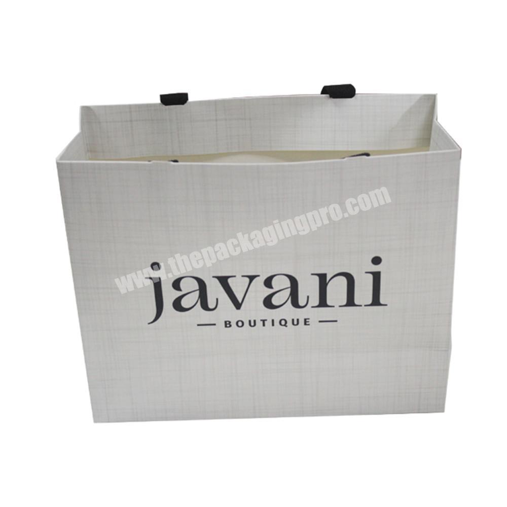 Wholesale Recycled Custom Logo Printed Art Paper Shopping Bag New Design Promotion Luxury Kraft Paper Gift Bag