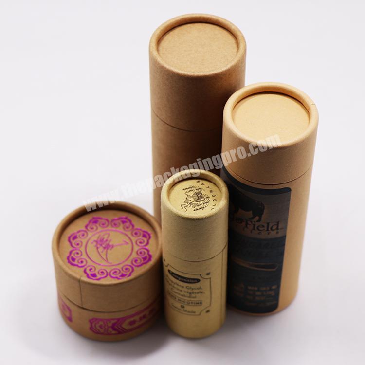 Wholesale Recycled Custom Made Wine Glass Cylinder Packaging Tube Box Printing