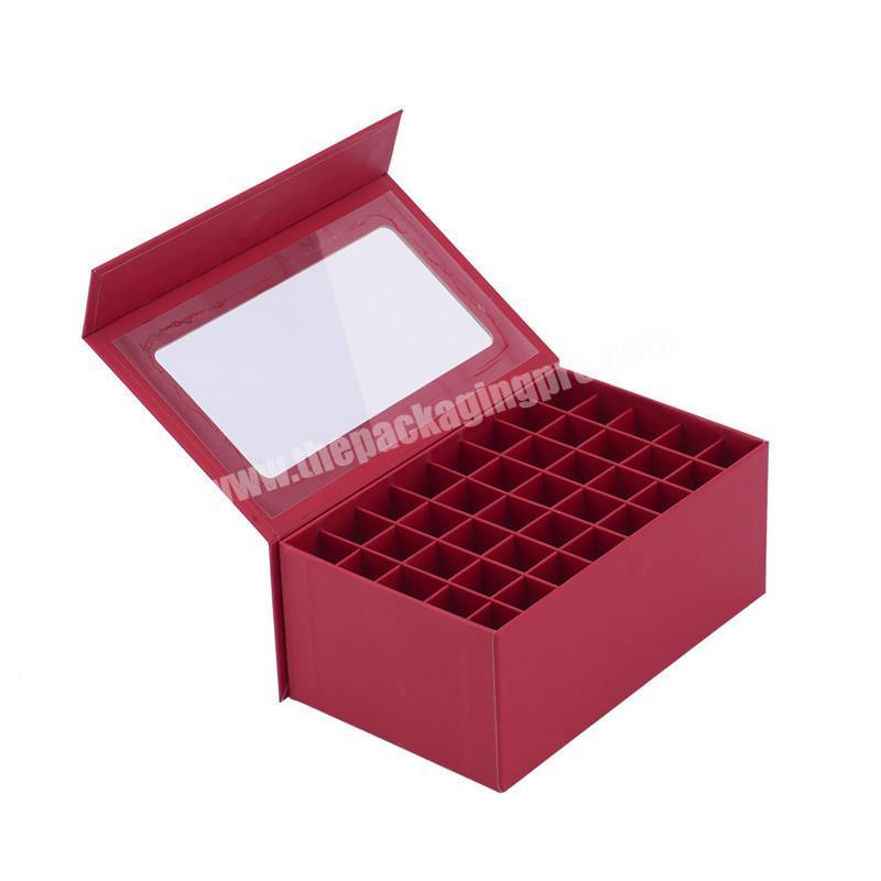 Wholesale red cosmetic box packaging for Lipstick