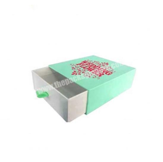wholesale rigid cardboard drawer box packaging cosmetics box with insert