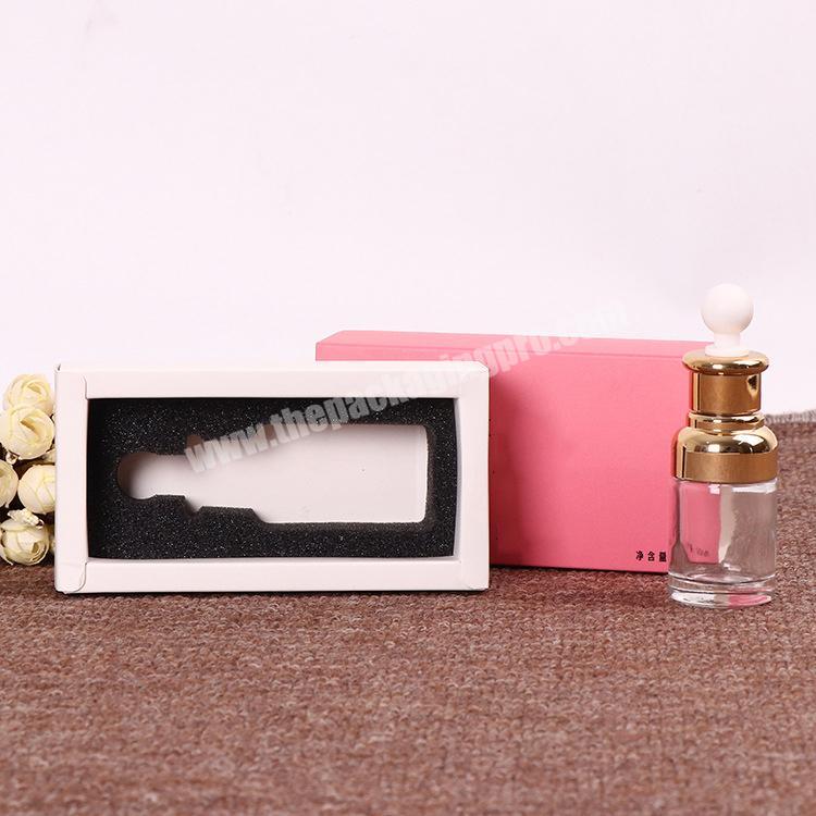 Wholesale Rigid Custom Logo Printed Perfume Essential Oil Liquid Paper Packing Boxes for Foam Insert