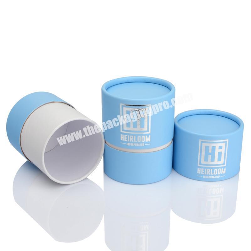 wholesale round candle box luxury cylinder paper tube packaging round paper box