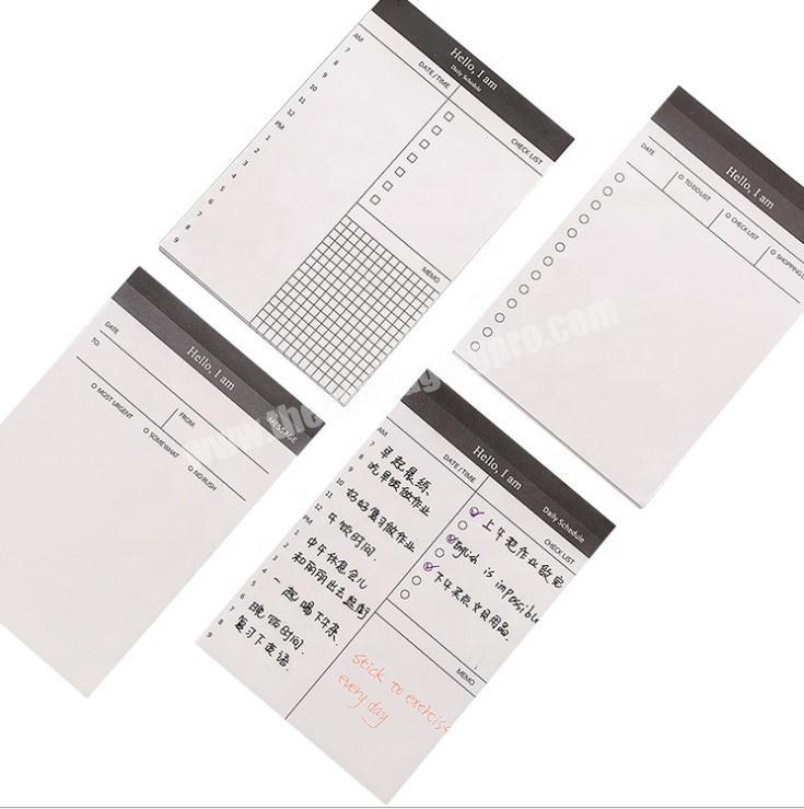 Wholesale School Supplies Custom Print Paper Memo Notes Pad Student Memo Pad
