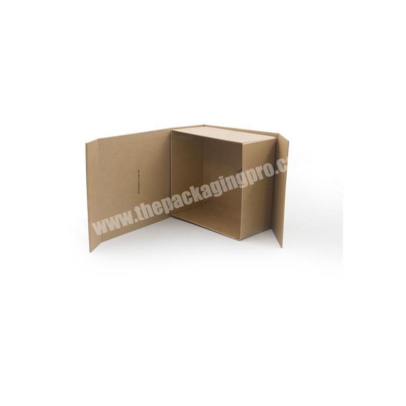 Wholesale stock custom folding box paper folding gift box with ribbon