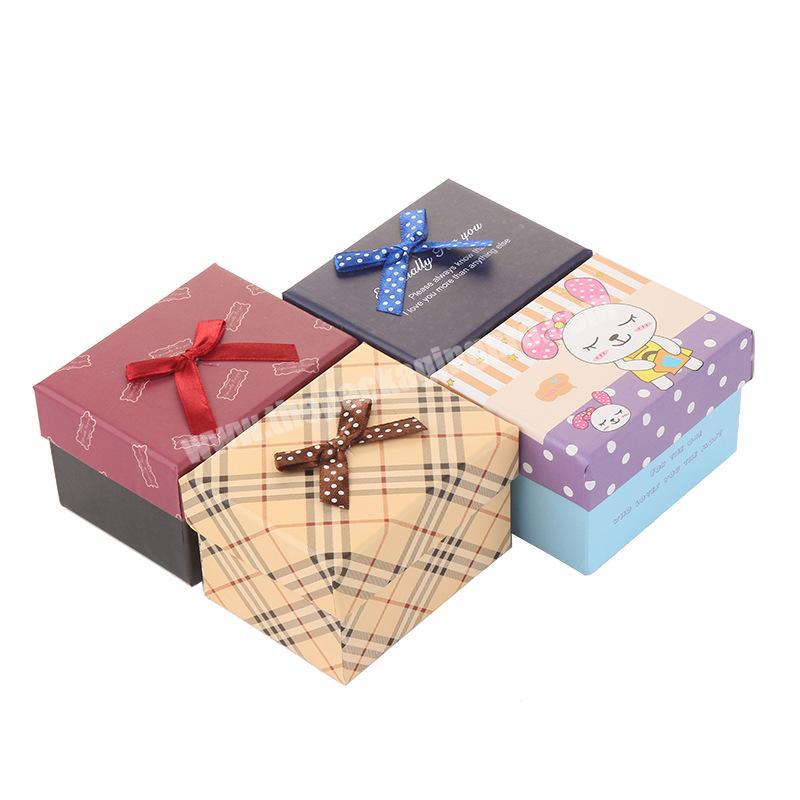Wholesale storage paper gift box with client's own design cheap wholesale