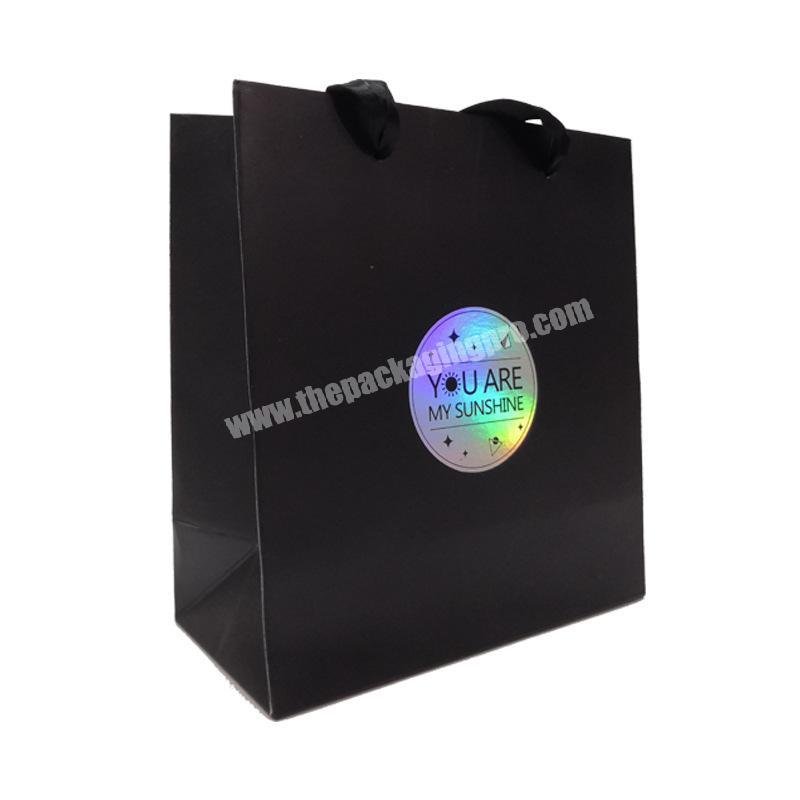 Wholesale TOP Quality OEM Custom Paper Bag Full Color Printing Bolsa De Papel Kraft Eco-Friendly paper gift bag