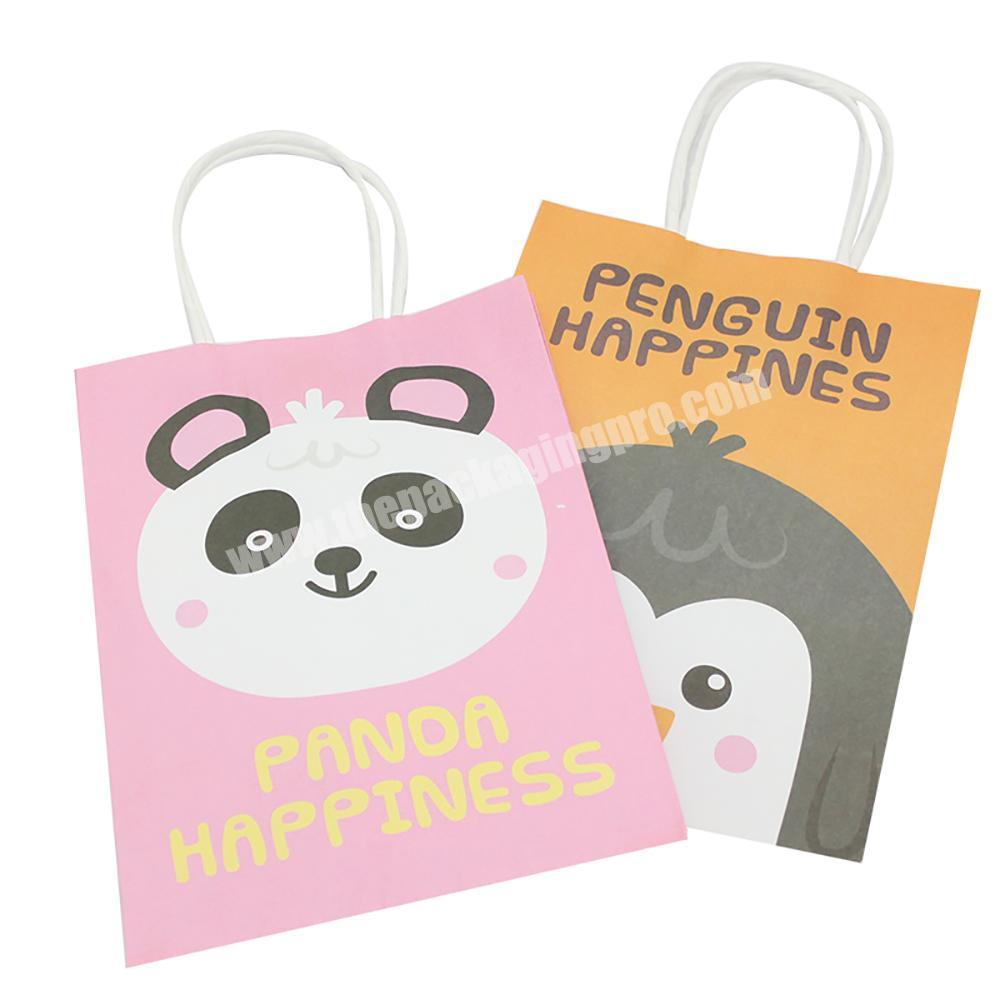 Wholesale TOP Quality OEM Custom Paper Bag Full Color Printing Kraft Paper Bag Eco-Friendly Paper Gift Bag