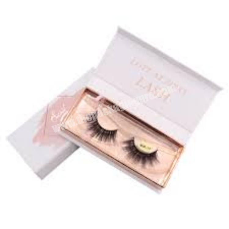 Wholesale Unique Service Luxury Custom Cosmetic Eyelash Lash Display Book Packaging Gift Box