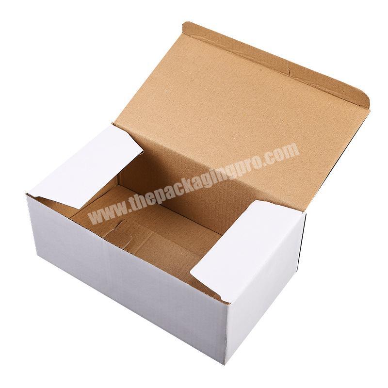 Wholesale white outside brown inside paper sex game electronic packaging box